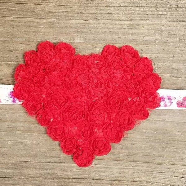 Youth Girls Valentine Day Headband Girls, Toddler Valentine Day Hair Bow, Baby Girls Red Heart Hair Piece, Western Pageant Toddler Infant