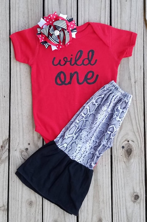 Snake Baby Bell Bottom Pants Wild One 