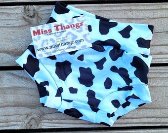 Cow Spots Bummies, Holy Cow Im One Birthday Outfit, Western Girl Clothing Sets, Cow Print Bummy, Cow Print Baby Stuff, Diaper Covers Cows