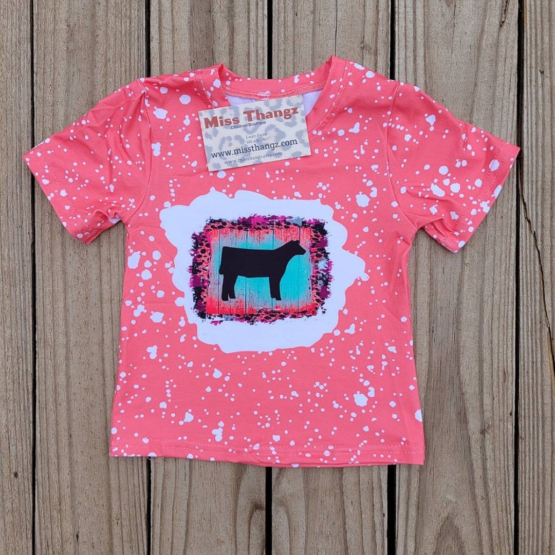 Cow Shirts for Girls Cow Print Country Shirt Western Kids Etsy