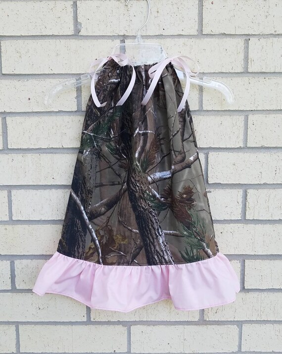 pink camo flower girl dresses