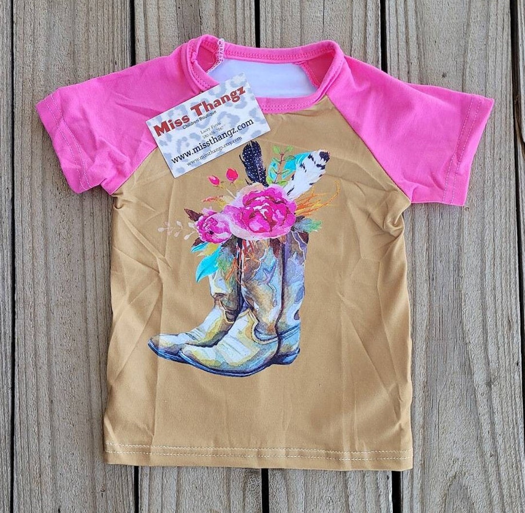 Western Boho Girls Boutique, Country Toddler Clothes, Country Tshirt