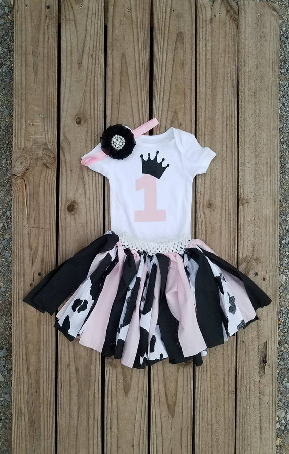 cow print baby girl clothes