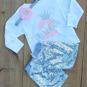 Two Year Old Birthday Outfit Girl, Second Birthday Outfit Girls, Personalized Tee Shirt, 2nd Birthday Outfit Girls, 2 Birthday Shirt Girls