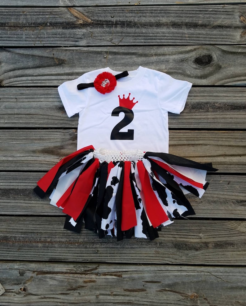 Second Shabby Chic BDay Outfit Cow Print First Birthday Girl Outfit Toddler 2 Yr Old Birthday Girl Outfit Cow Material Tutu Birthday