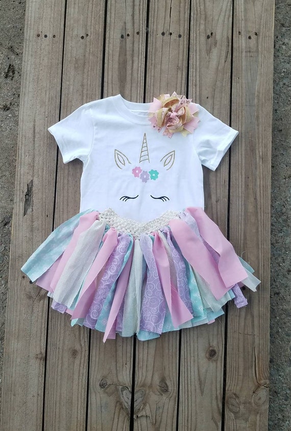 unicorn one year old outfit