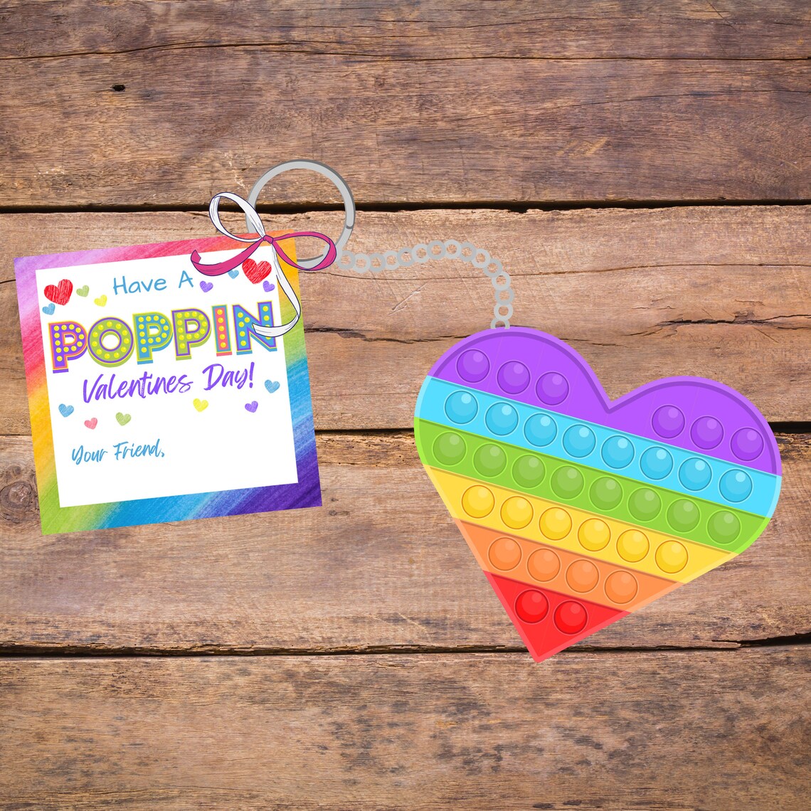 PRINTABLE Valentine's Day POPPIT Cards - Editable - Etsy