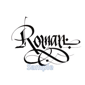 Personalized Elegance: Custom Calligraphy for Tattoo, Gifts & More-Digital File