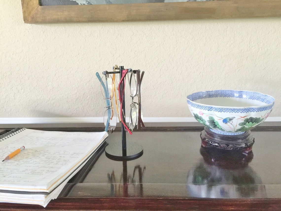 Desk Eyeglass Holder Stand. Sunglasses Organizer. Reading Etsy