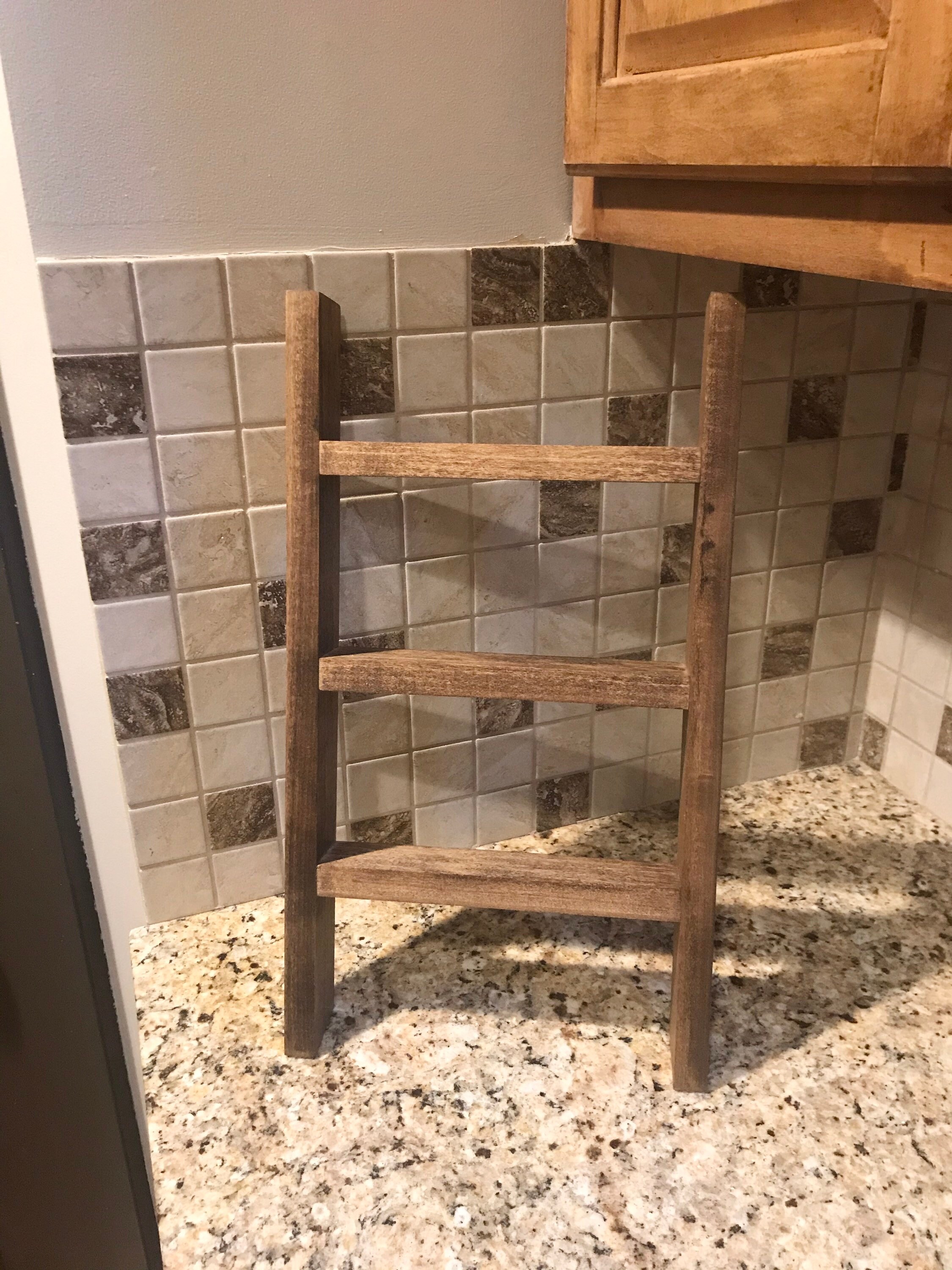 Tea Towel Wooden Ladder Kitchen Towel Holder. Kitchen Towel Etsy
