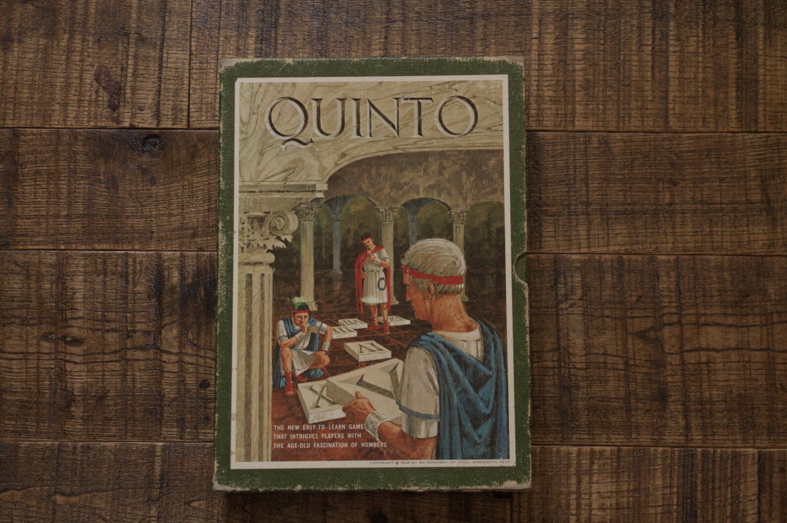 Quinto Vintage Board Game 3M Bookshelf Series Etsy