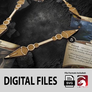Arkham Horror LKG Pfeile - DIGITALE Laser Cut Dateien