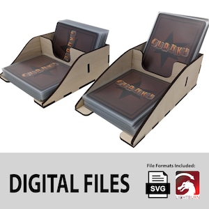 Suporte para retirada e descarte de cartas - Arquivos de corte a laser DIGITAL