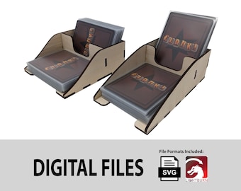 Portatarjetas para extraer y descartar - Archivos de corte láser DIGITAL