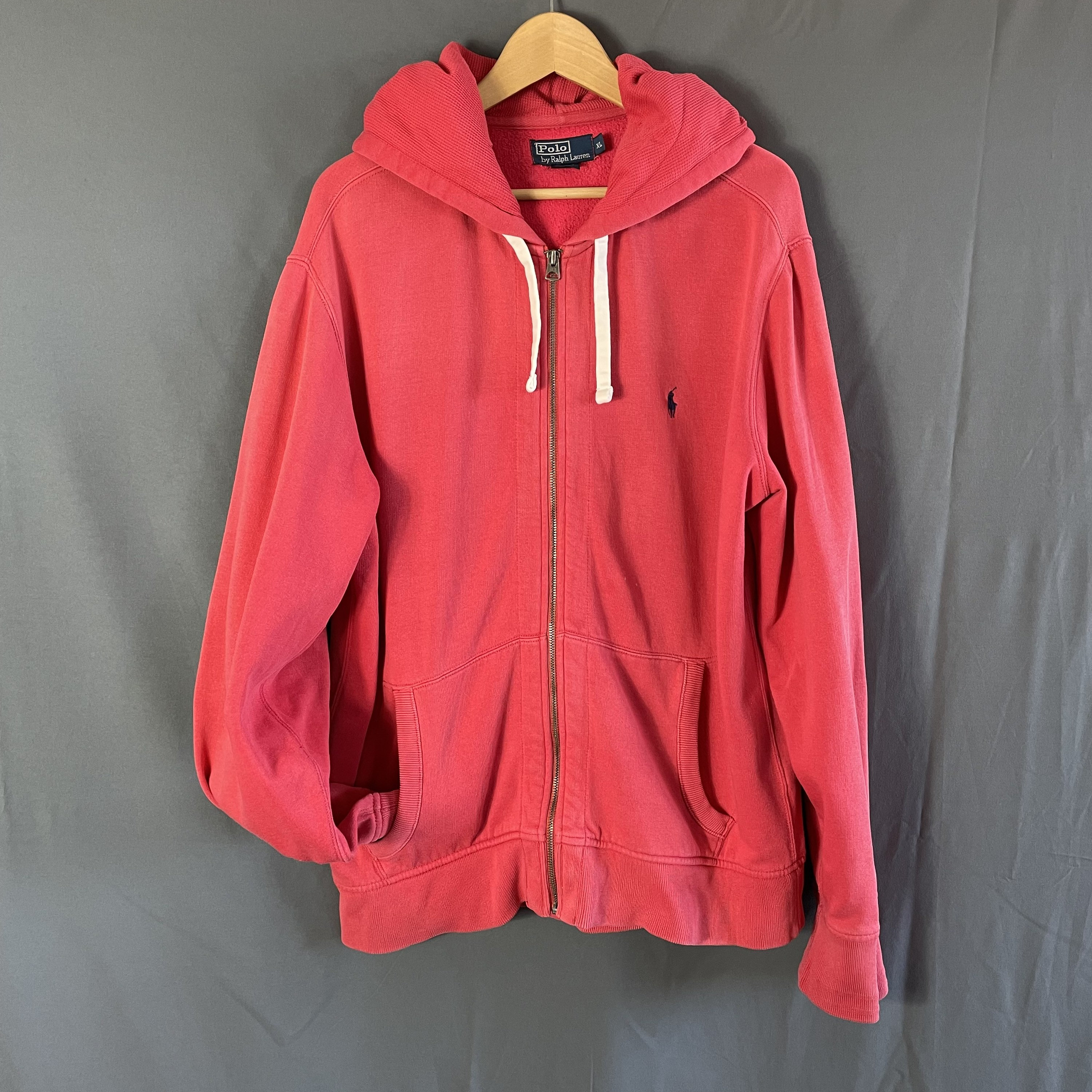 Vintage POLO RL Ralph Lauren Red Zip up Hoody Man, Woman Vintage POLO RL Ralph Lauren Red Zip up Hoody Man, Woman