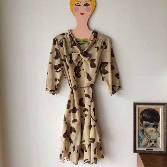 muted yellow dress