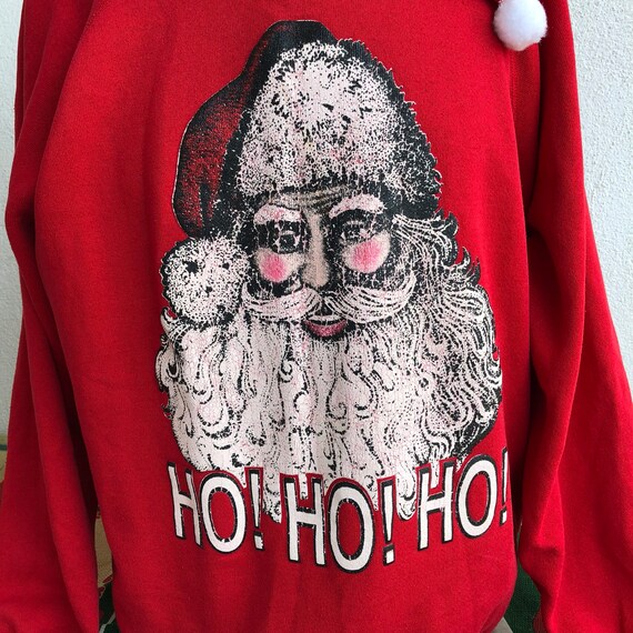 Vintage Santa Claus Ho Ho Ho Sweatshirt 70’s 80’s… - image 9