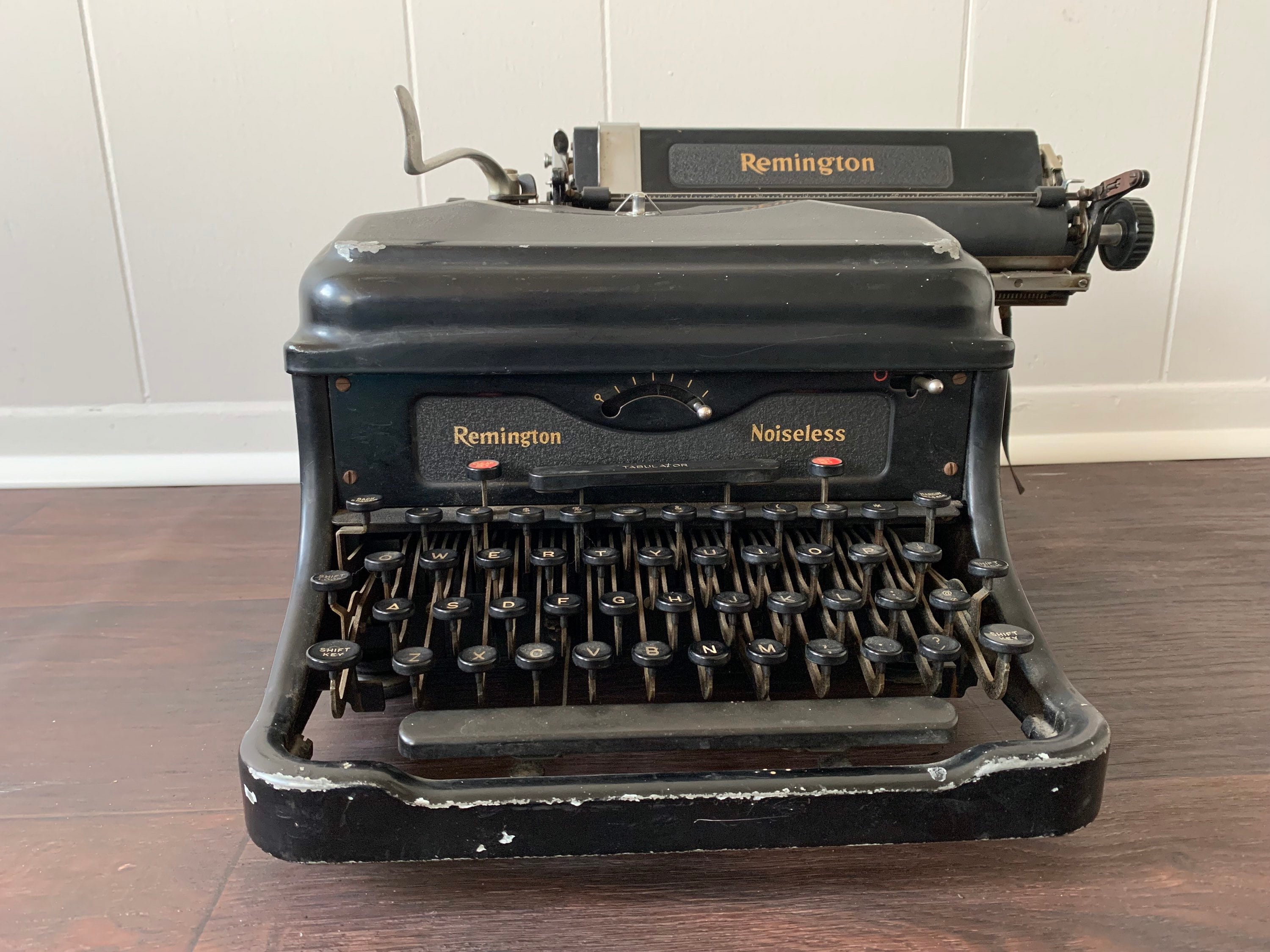アンティーク レミントン Remington タイプライター　noiseless Remington Noiseless Model 10, Black Typewriter, Vintage Typewriter