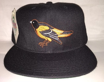 帽子 VINTAGE NEW ERA BALTIMORE ORIOLES CAP Vintage New Era Baltimore Orioles Black Dome Plain Logo