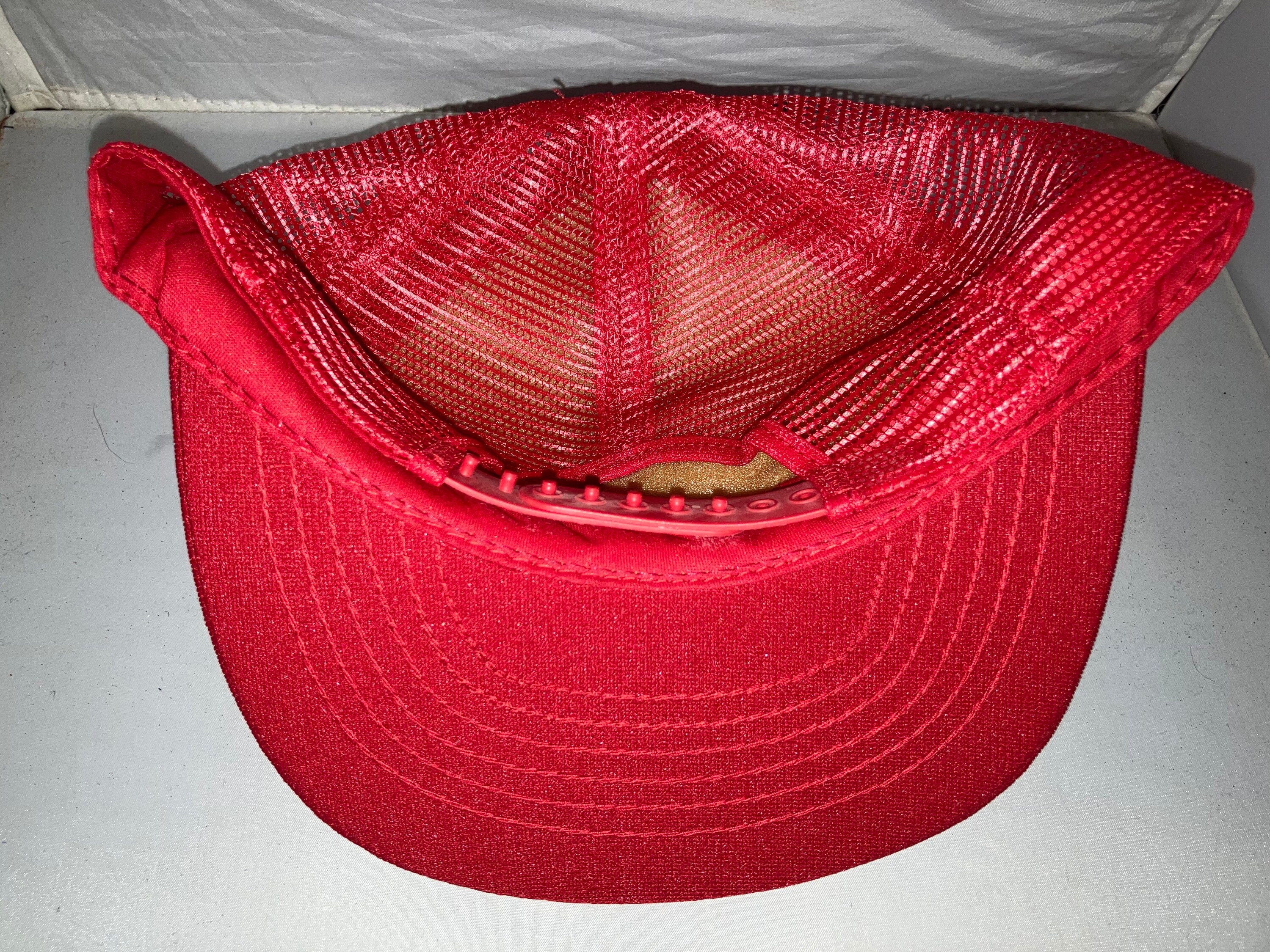 Casquette Vintage Bud Light Snapback Rouge Brodée Années 90 USA Bière