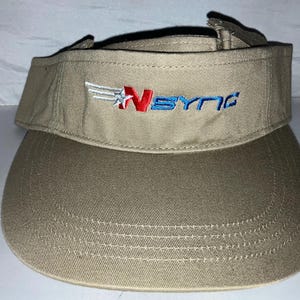 Vintage NSync Tour Visor hat 90s y2k boy band justin timberlake deadstock concert pop