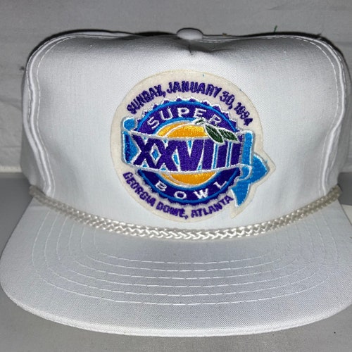 Vintage Super Bowl XXVIII Snapback Buffalo Bills hat cap 90s Dallas Cowboys deadstock nwot Nfl football