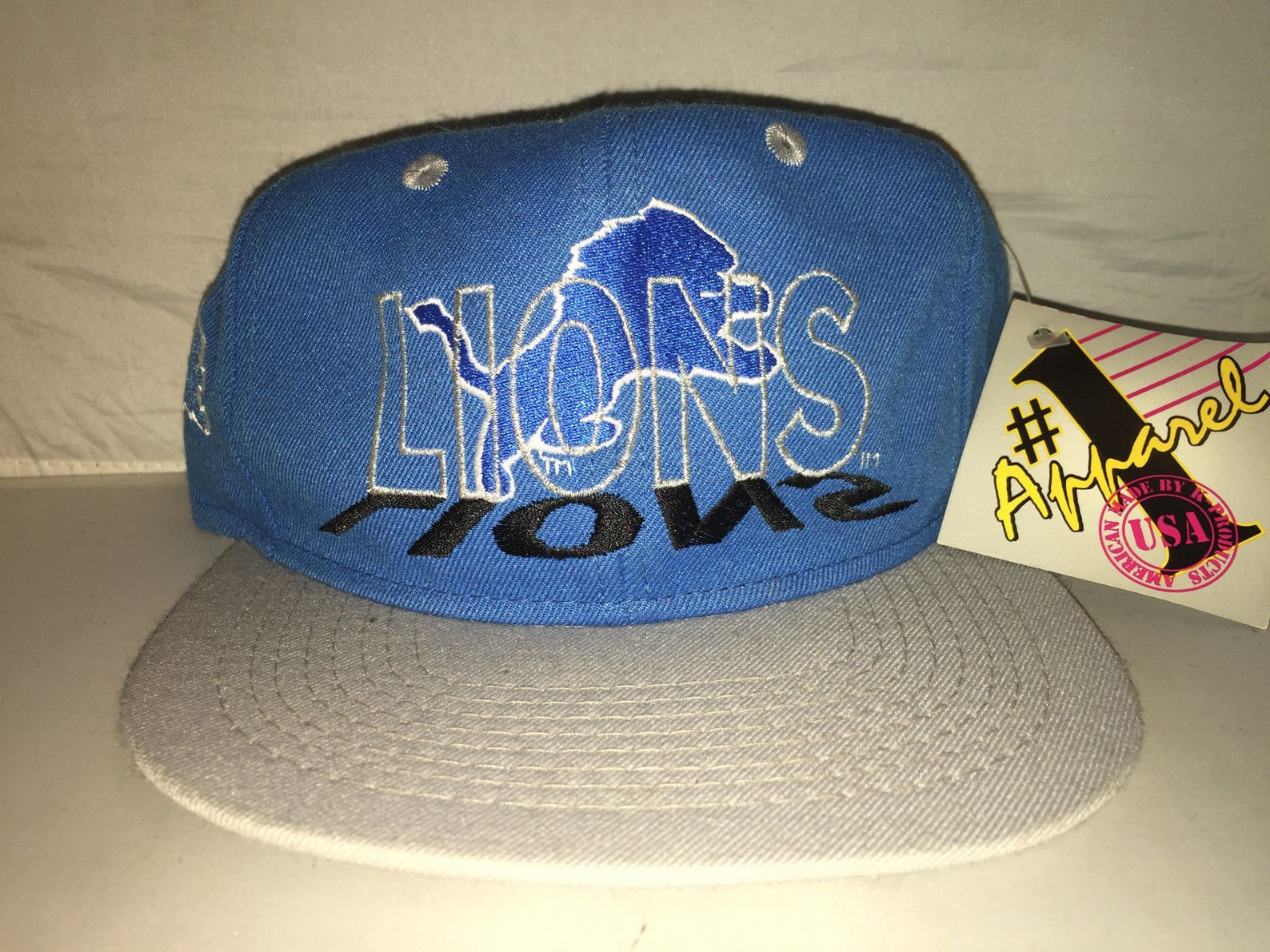 Vintage Detroit Lions Snapback hat cap rare 1 Apparel NFL | Etsy