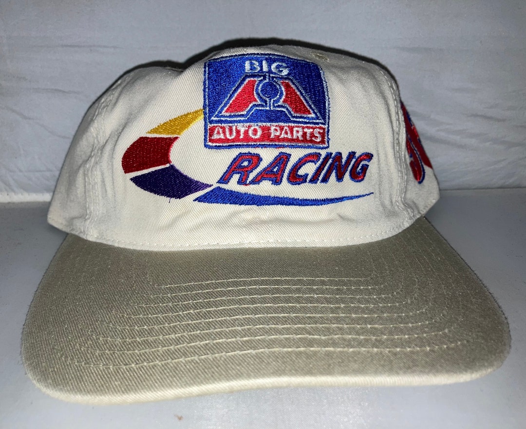 Vintage Steve Reeves Big A Autoparts Racing Strapback Dad Hat Cap