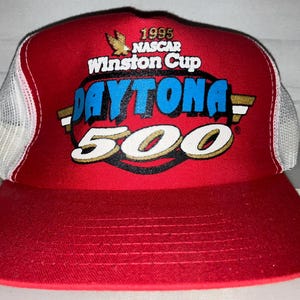 Vintage 1995 Daytona 500 Nascar Snapback hat cap rare 90s deadstock Winston Cup Dale Earnhardt
