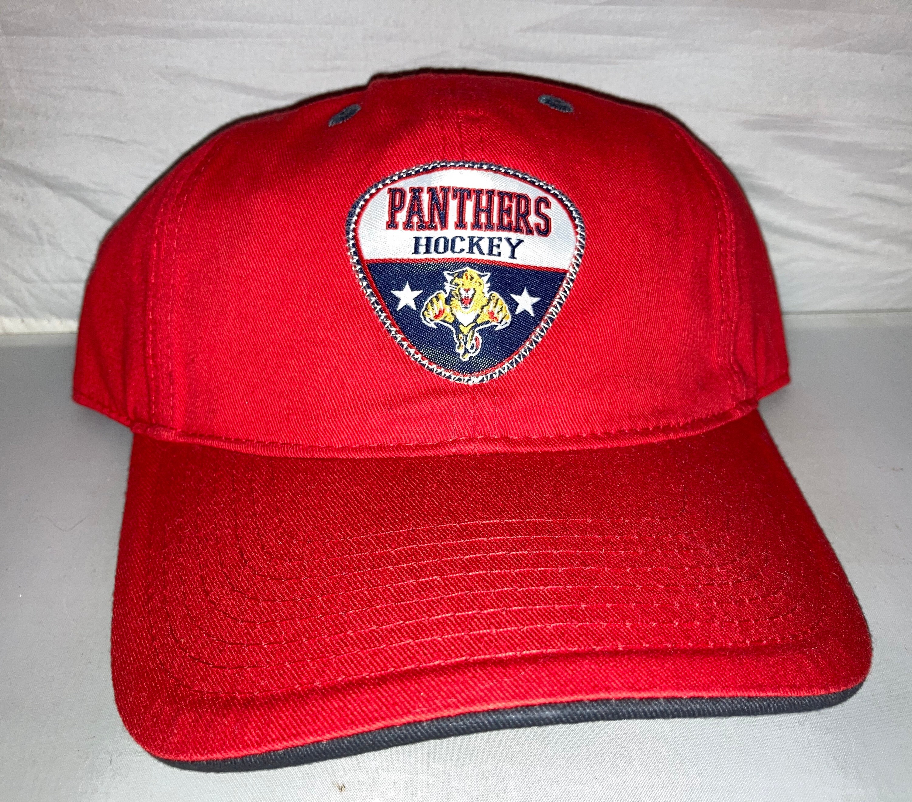 90's Florida Panthers Sports Specialties Script NHL Snapback Hat