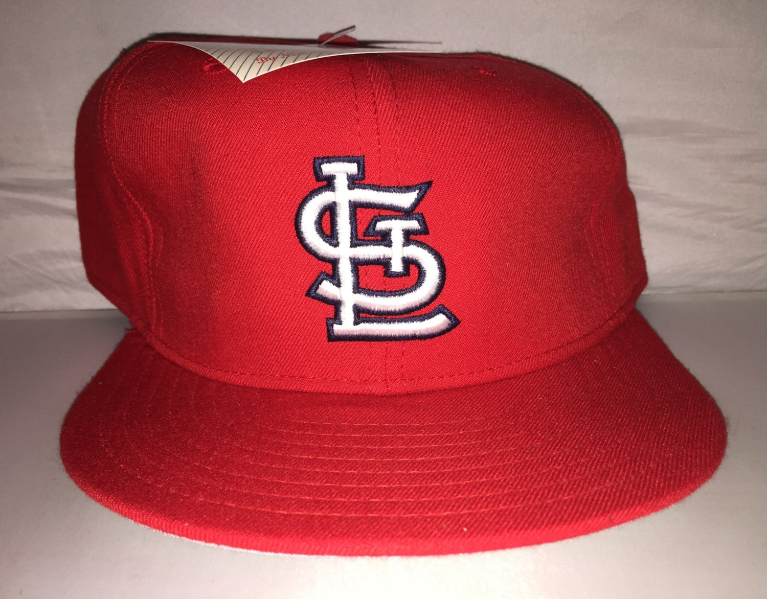 Vintage New Era St. Louis Cardinals Fitted Hat Cap 7 1/8 Diamond Collection  Wool