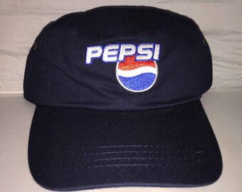 Vintage Pepsi Cola Strapback dad hat cap rare 90s soda pop supreme