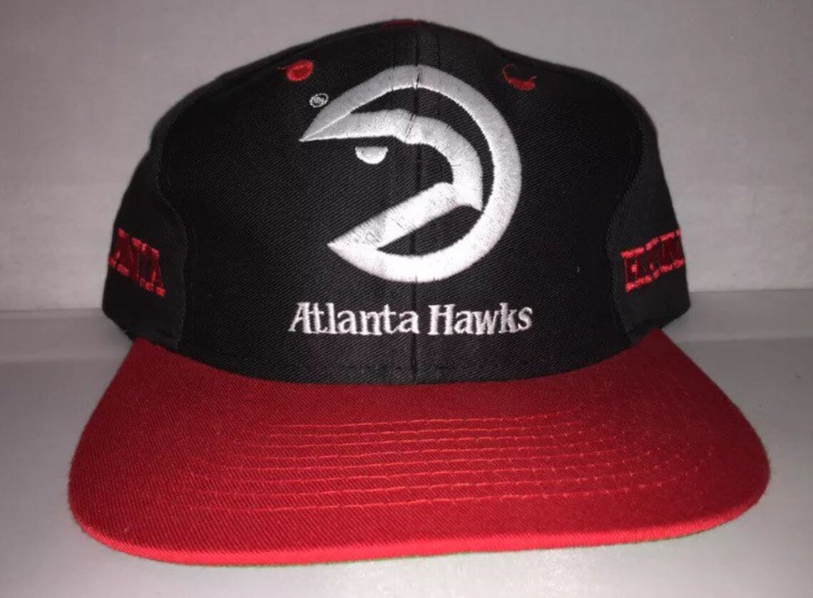 Vintage Atlanta Hawks Snapback hat cap rare 90s deadstock NBA | Etsy