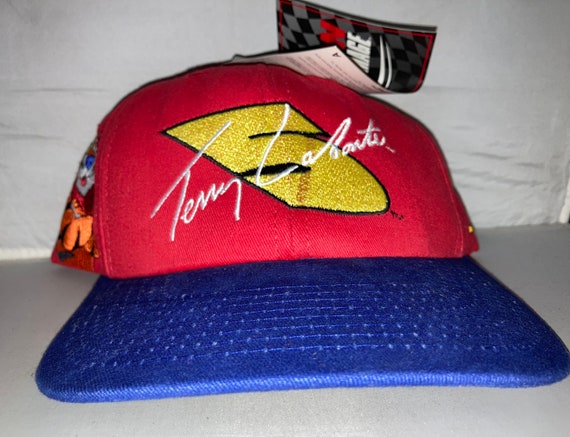 Vintage Terry Labonte Kelloggs Car Snapback hat c… - image 1