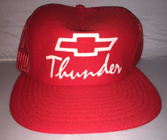 Vintage Chevy Thunder Trucker Hat Cap 