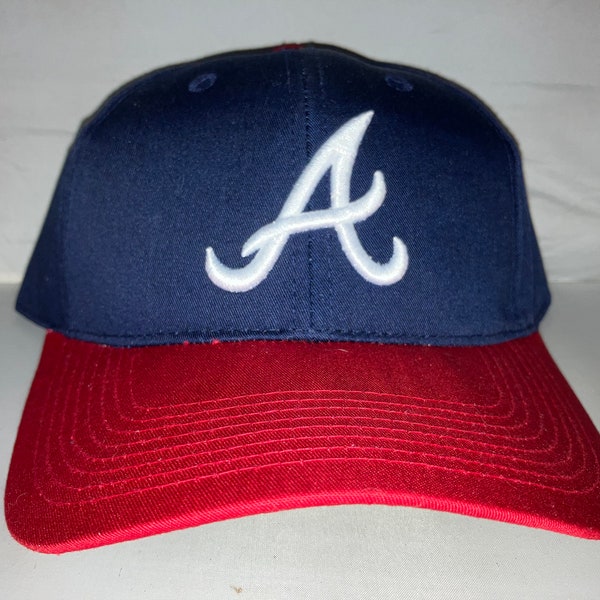 Vintage Atlanta Braves Snapback hat cap rare 90s MLB baseball Outdoor Cap Chipper Jones