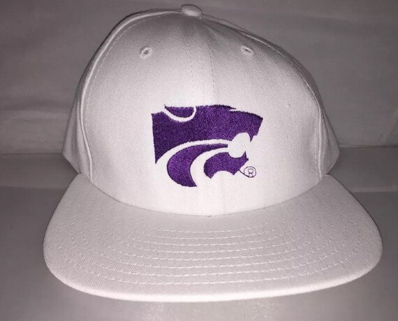 Vintage Kansas State Wildcats Snapback Hat Nwot Deadstock NCAA College Football 90s