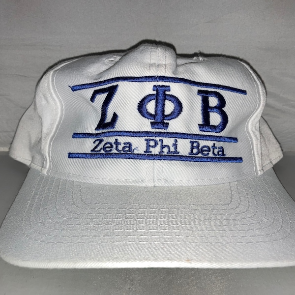 Vintage Zera Phi Beta The Game greek Frat house fraternity sorority Snapback hat cap rare 90s