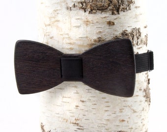 Natural Wenge Wood - Wooden Bow Tie