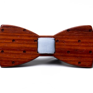 Big Polka Dot - Wooden Bow Tie