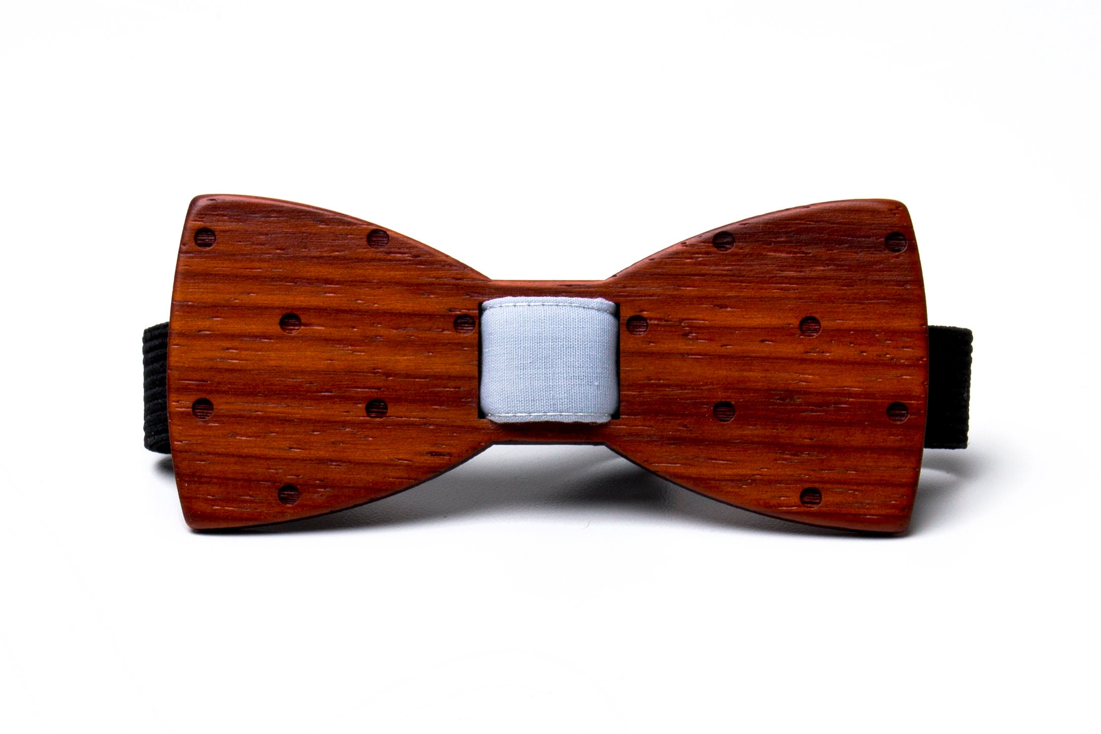 Big Polka Dot Wooden Bow Tie - Etsy