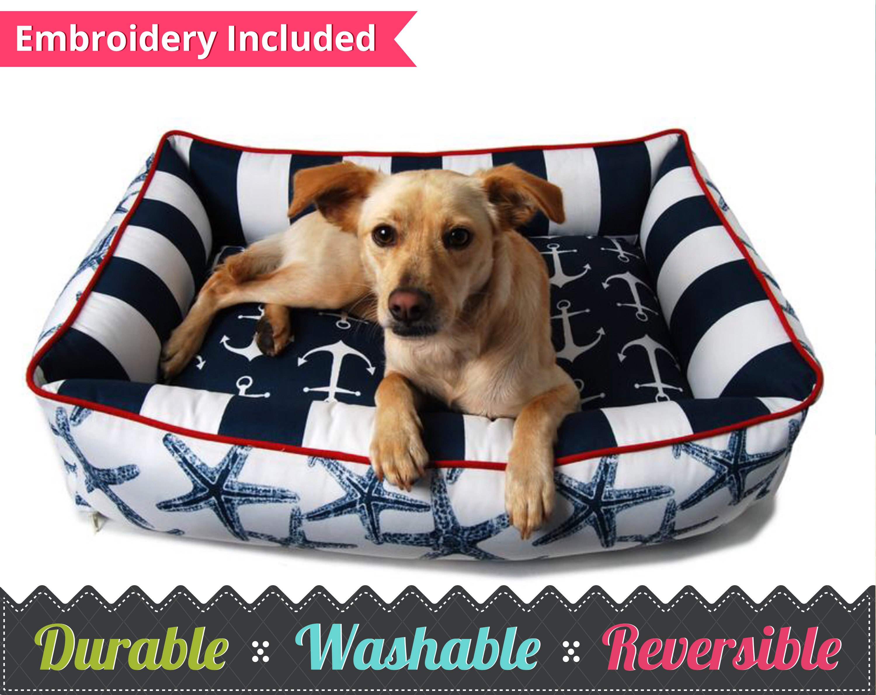 nautical dog bed