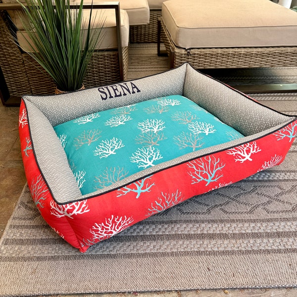 Coastal Dog Bed Etsy