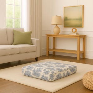 Custom Crate Pet Bed – Custom size and fabric, washable removable cover, water resistant insert, sustainable stuffing or memory foam image 2