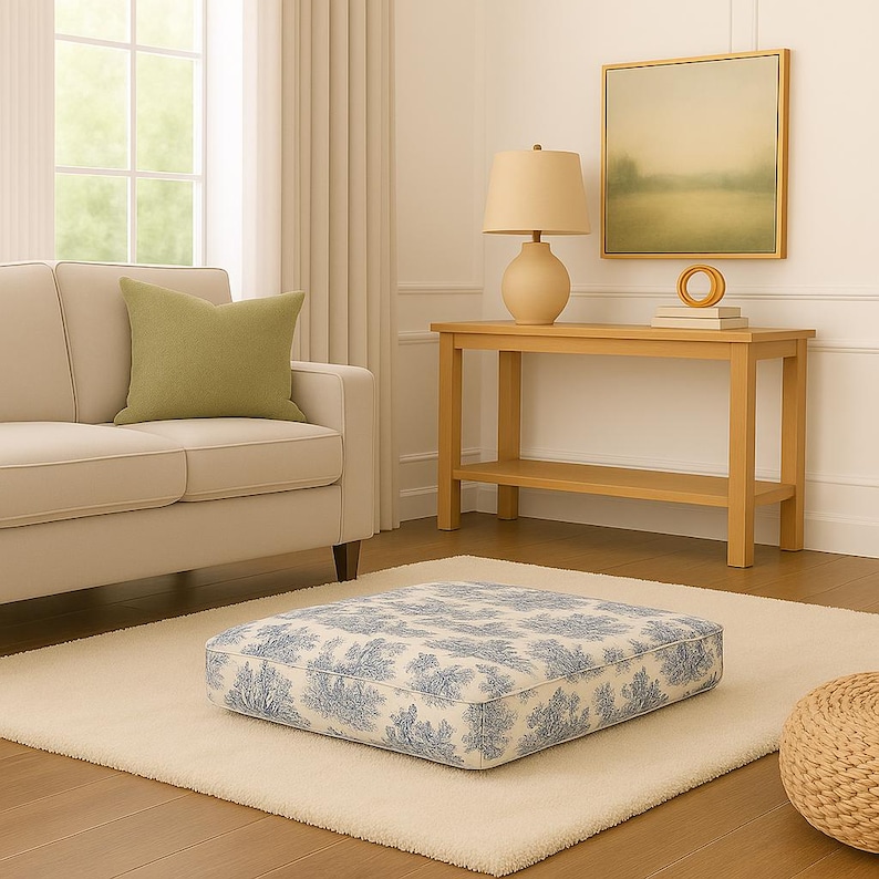 Custom Crate Pet Bed – Custom size and fabric, washable removable cover, water resistant insert, sustainable stuffing or memory foam image 2