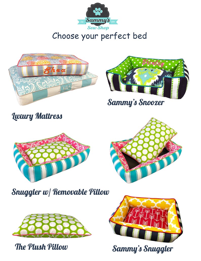 Navy & Red Nautical Dog Bed Boat Dog Bed Dog Bed With Etsy