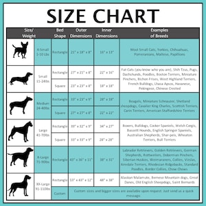 Personalized Black Toile Dog, Washable Removable Dog Bed Cover & Waterproof Inserts, Luxury Custom Bolster Bed With Name, Orthopedic Dog Bed immagine 4