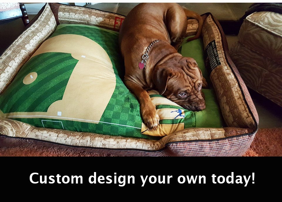 baseball hat dog bed