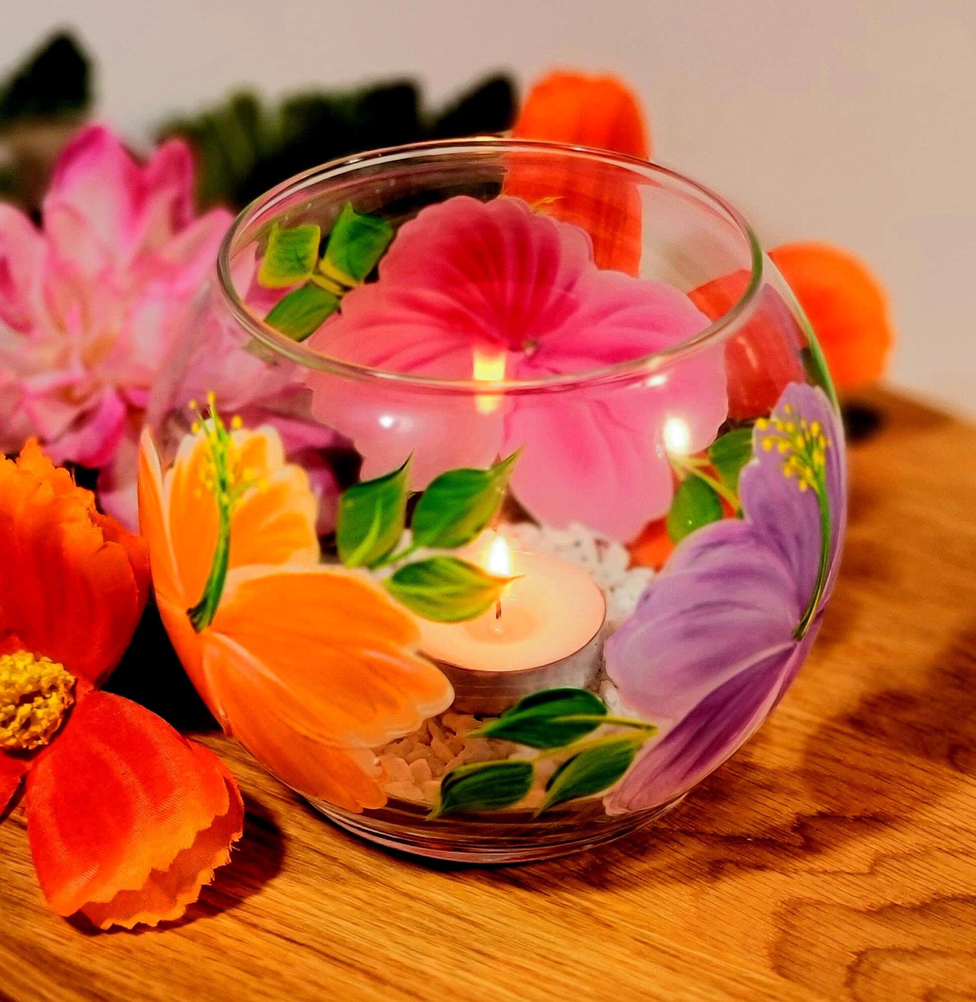  HIBISCUS ボウル 2個セット　ハイビスカス Hibiscus Bowl - Etsy