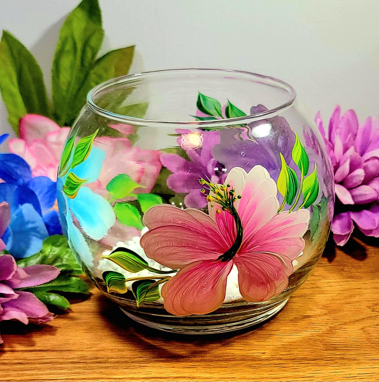 Hibiscus Bowl - Etsy